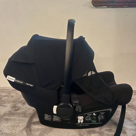 Bugaboo Turtle Air by Nuna bilsete & ISOfix-base + adapter!