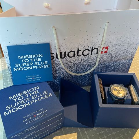 Omega x Swatch Moonswatch - MISSION TO THE SUPER BLUE MOONPHASE