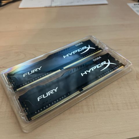 HyperX Fury DDR4 3200MHz 16GB RAM Minnebrikke