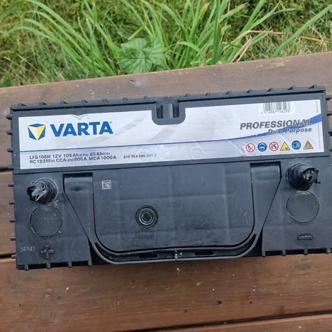 "1852" 55lb + varta 105ah