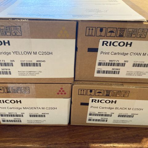 Toner til Ricoh kopimaskin type MC250H