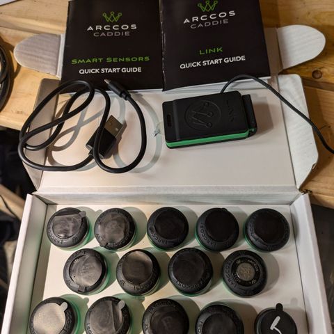 Arccos caddie sensor og Link