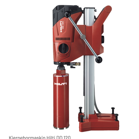 Kjernebormaskin 45% rabatt DD120 Hilti med utstyr