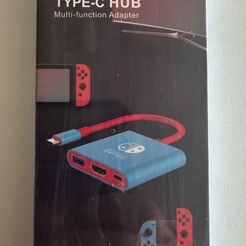 Nintendo switch mini dock. Tv tilkobling. Ny, uåpnet.