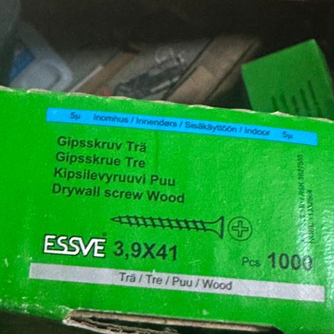 5500 stk gipsskruer essve 3.9x41