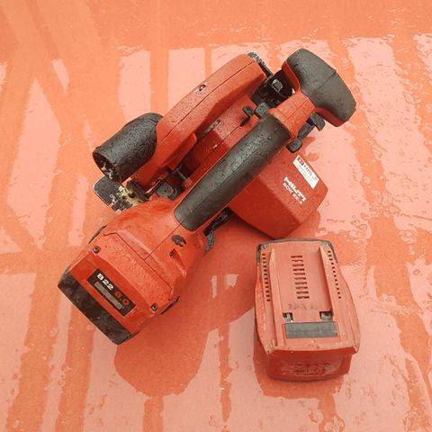 Hilti sirkelsag med 2 batterier 1 stk 5,2ah og 1 stk 8 ah