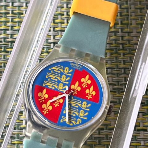 Swatch retro dame/barne klokke fra 1990. Ubrukt