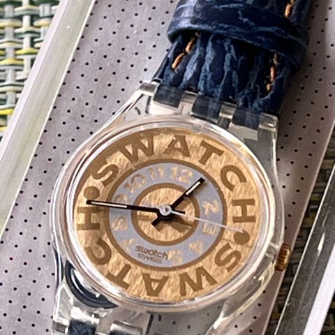 Swatch retro dame/barne klokke ubrukt 1990 modell