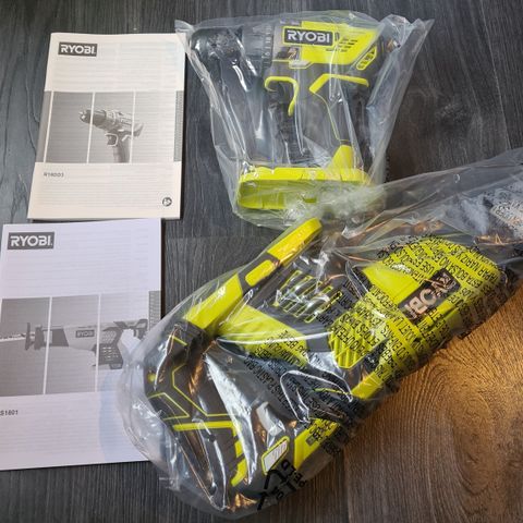 Helt ny Ryobi Bajonettsag & Ryobi Drill One+