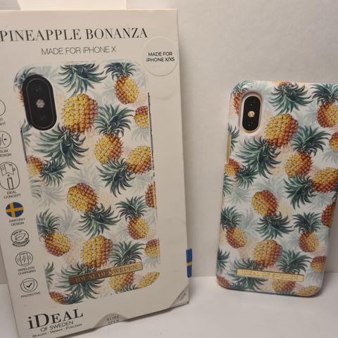 iDeal Deksel for iPhone X og XS - Pineapple Bonanza Motedeksel