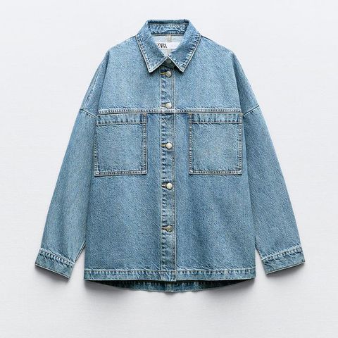 Denimjakke fra Zara - ny med lapp. Str XS (stor i str)