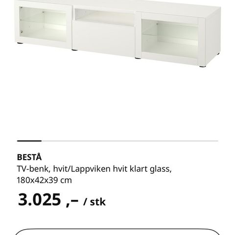 Tv benk fra IKEA