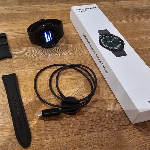 Samsung Galaxy Watch 6 Classic LTE 47 mm sort selges.