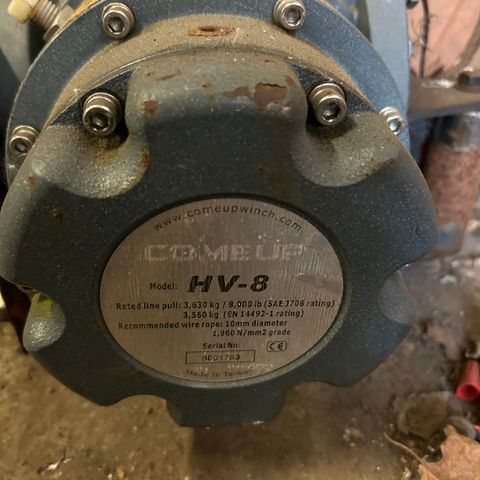 Comeup HV-8 hydraulisk winsj