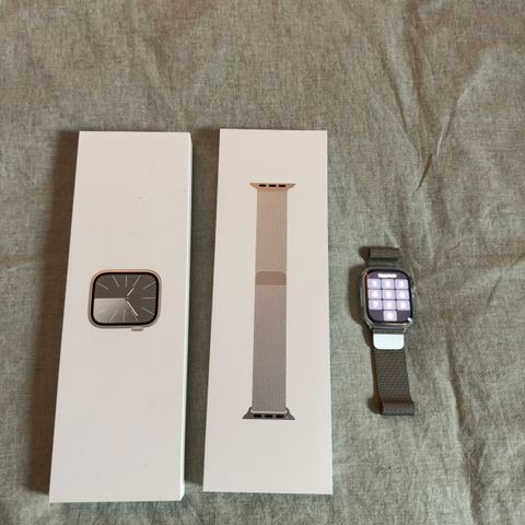 Apple watch S9 stainless steel GPS+CEL