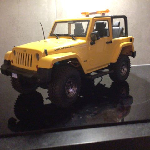 Tøff Jeep Wrangler skala 1:10 «ready to run»