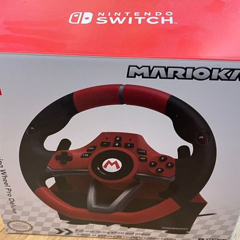 Mario Kart racing wheel pro deluxe