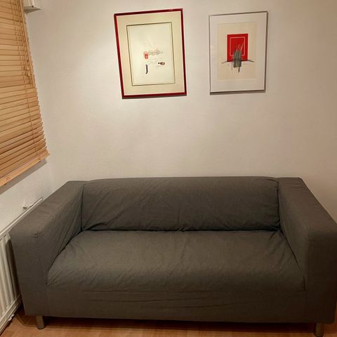 Sofa Ikea Klippan Grå farge, lite brukt 350kr må hentes