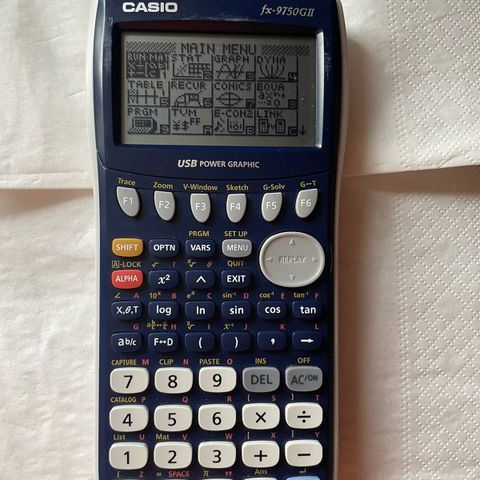 CASIO FX-9750G II grafisk kalkulator