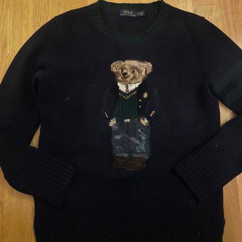 Polo Ralph Lauren strikkegenser 100% ull - Polo Bear