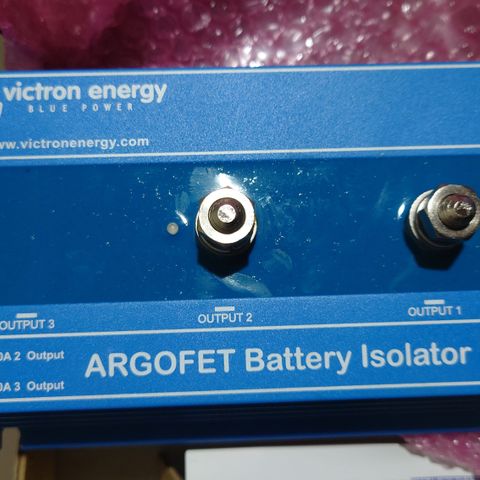 Victron argofet batteri isolator 2x 100a 12v