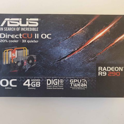 ASUS Radeon R9 290 DirectCU II OC 4GB GDDR5