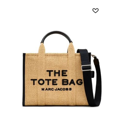 Marc jacobs the tote bag medium woven/natural raffia