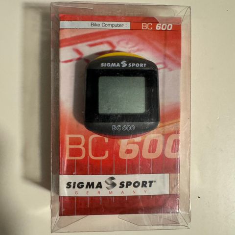 Ubrukte Sigma Sport BC 600 sykkelcomputere