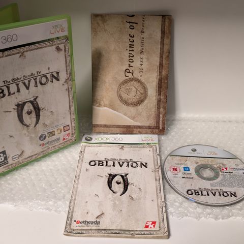 The Elder Scrolls IV: Oblivion, PAL, Xbox360 m/manual + kart