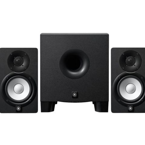 Yamaha HS5 Aktive Studiomonitorer med HS8 Strømforsynt Subwoofer