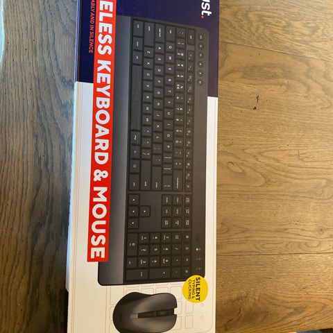 Tastatur med mus