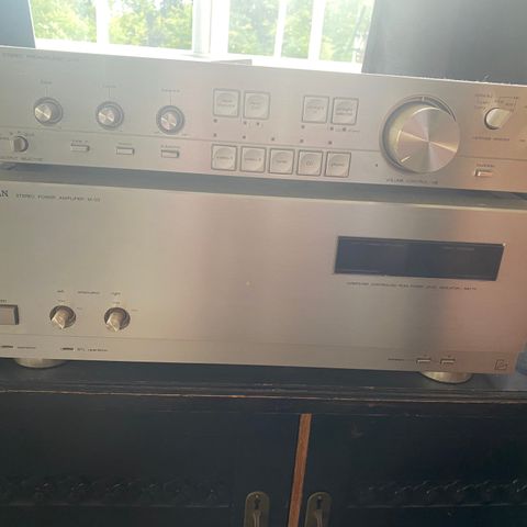 Luxman c-03 /m-03 forsterker /infinity sm 152 klassiske høytalere