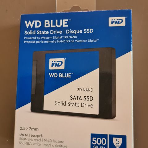 SSD wd blue 500gb