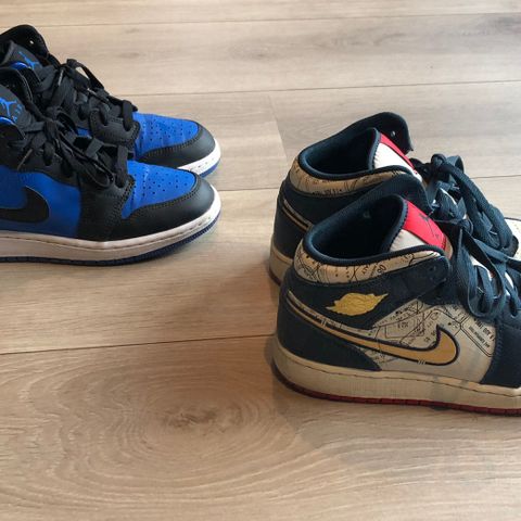 2 par pent brukte Nike Air Jordan str 36,5