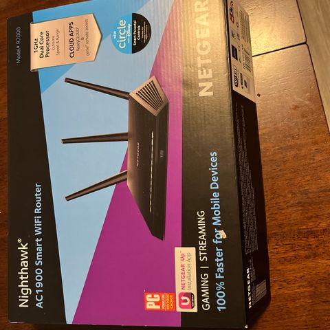 Nighthawk AC1900 Smart WIFI Ruter