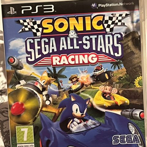 Sonic sega allstars racing PS3