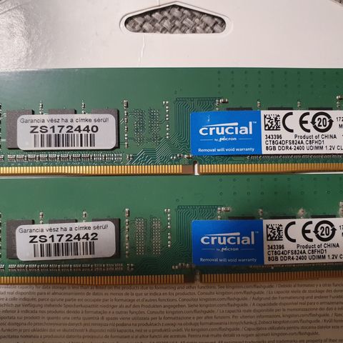 Crucial 16gb ddr4 Ram 2400 mhz