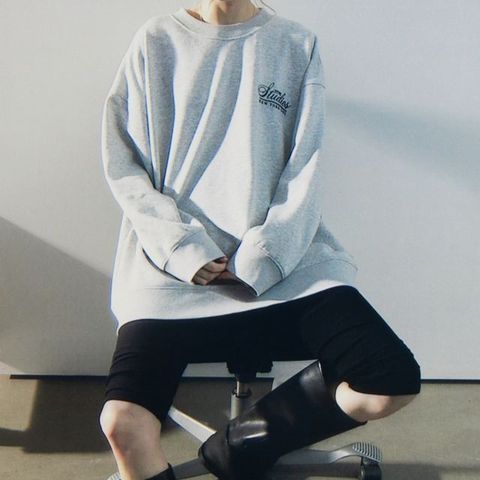 Oversized genser sweatshirt h&m