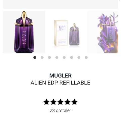 Parfymer (Mugler Alien & Jimmy Choo)