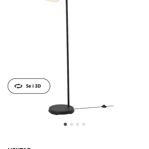 Hektar stålampe fra IKEA