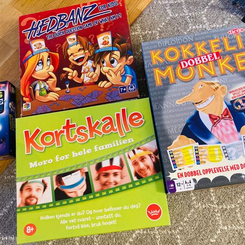 Spill - Kokkelimonke, Quiz , Headbands og Kortskalle