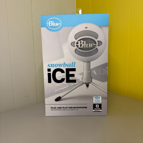 Blue Snowball iCE hvit mikrofon