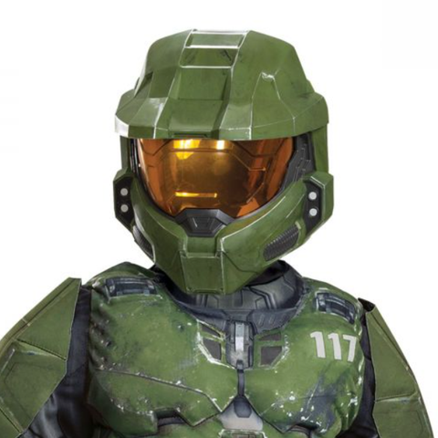 Halo Master Chief Halloween kostyme barn, str M 7-9 år