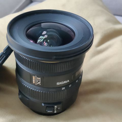 Sigma 10-20mm f/3.5 DC HSM til Canon