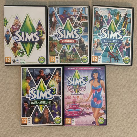 The Sims 3 med utvidelsespakker