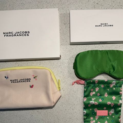 Marc Jacobs pouch and eye mask