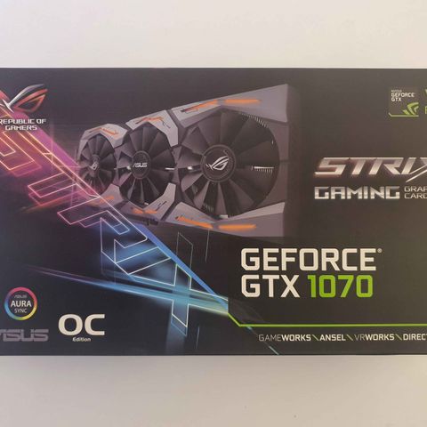 ASUS GeForce GTX 1070 ROG Strix Gaming