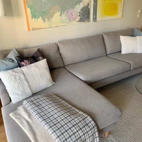 Pent brukt sjesalong sofa fra Sofacompany