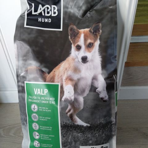 LABB Valpefor 3 kg sekker.