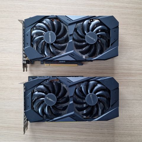 2stk delvis defekte Gigabyte GTX 1660 Super